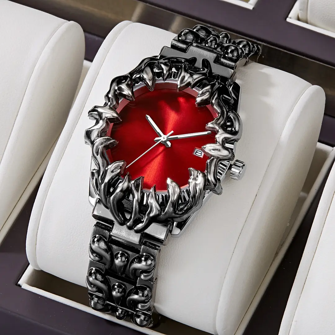 Millennial Original Y2K Alien Claw Alabaster European and American Style Niche Waterproof Quartz Watch with Luminous Feature — feature 3