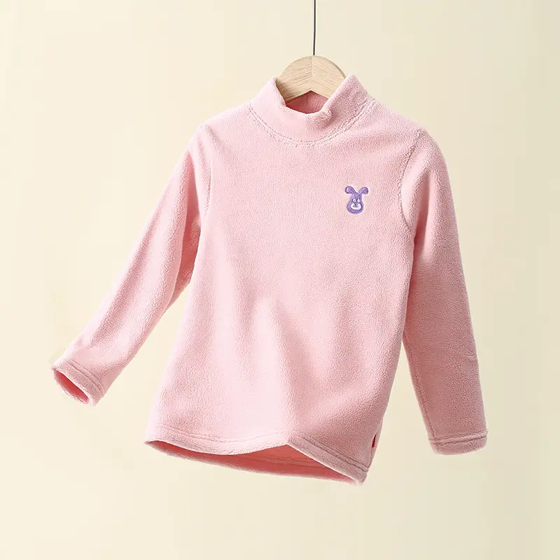 Girls Fleece Sweatshirt Warm Base Layer Autumn Winter - Image 3