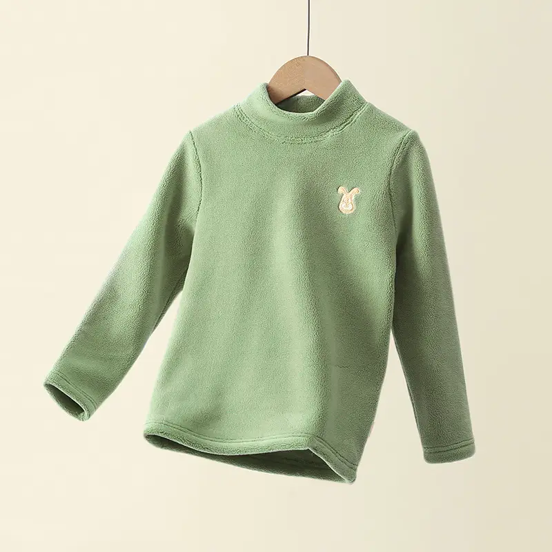 Girls Fleece Sweatshirt Warm Base Layer Autumn Winter - Image 4