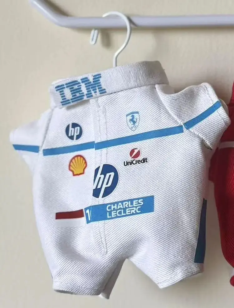 17cm Labubu Clothes Hamilton F1 Red Bull Racing Suit Labubu Baby Clothes Hat Mercedes-Benz Wholesale — feature 38