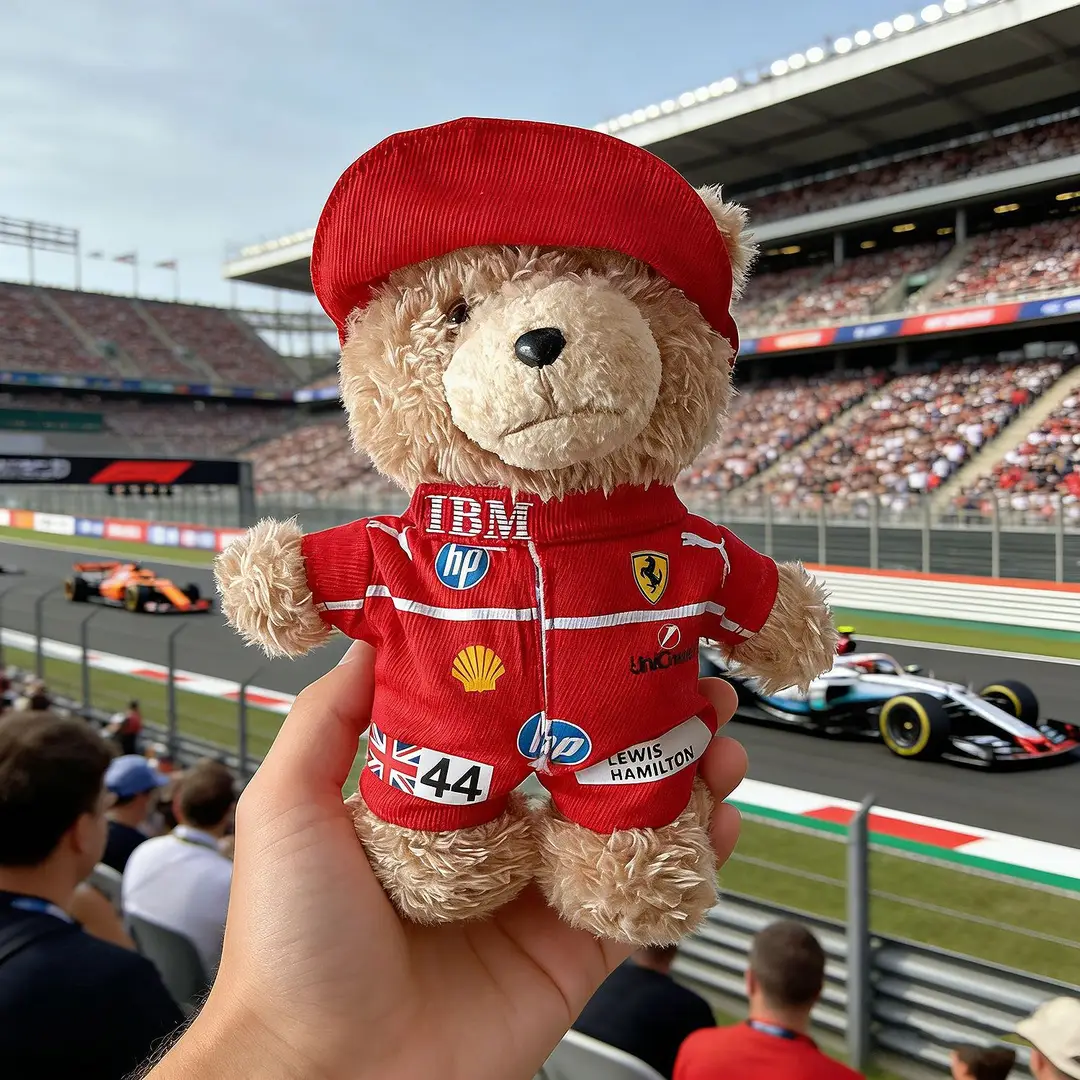 17cm Labubu Clothes Hamilton F1 Red Bull Racing Suit Labubu Baby Clothes Hat Mercedes-Benz Wholesale