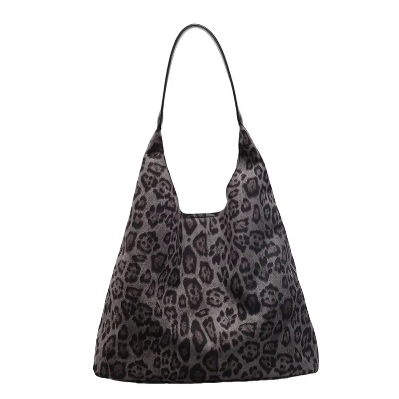 Retro Leopard Print Women's Shoulder Bag - Image 3