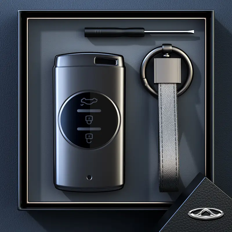Suitable for Chery Tiggo 8Pro Key Cover Tiggo 7 Car Bag Tiggo 7 Arrizo 8/5Plus Car Shell Buckle