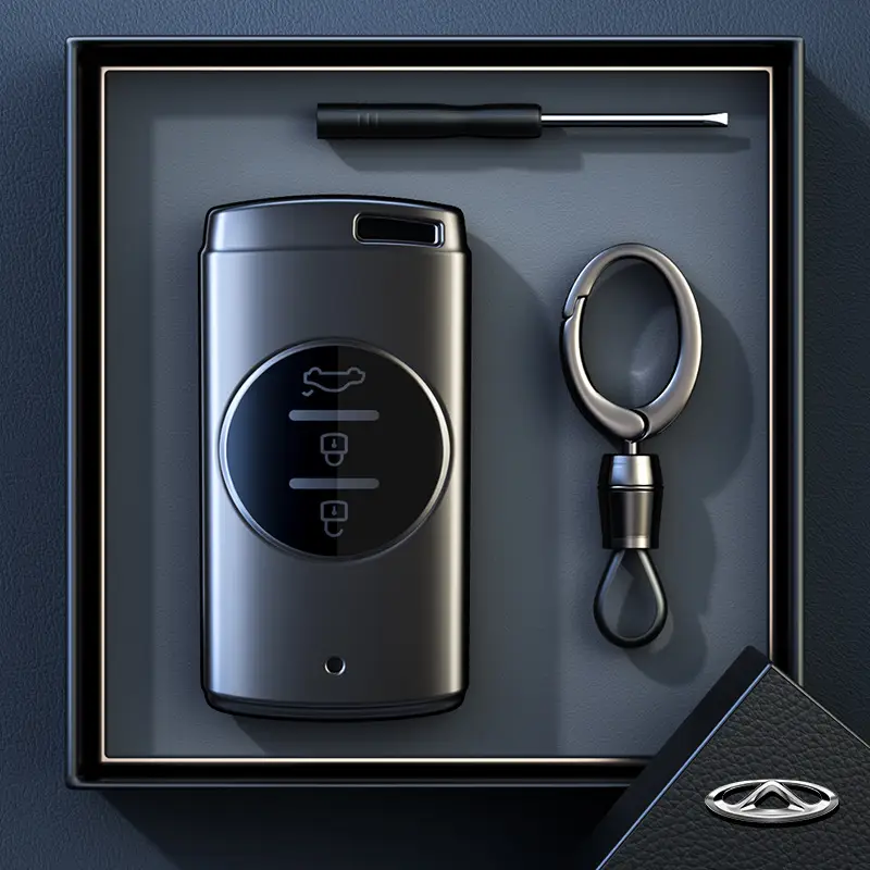 Suitable for Chery Tiggo 8Pro Key Cover Tiggo 7 Car Bag Tiggo 7 Arrizo 8/5Plus Car Shell Buckle