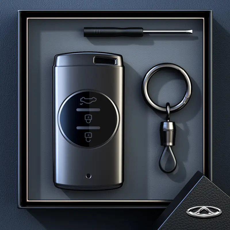 Suitable for Chery Tiggo 8Pro Key Cover Tiggo 7 Car Bag Tiggo 7 Arrizo 8/5Plus Car Shell Buckle