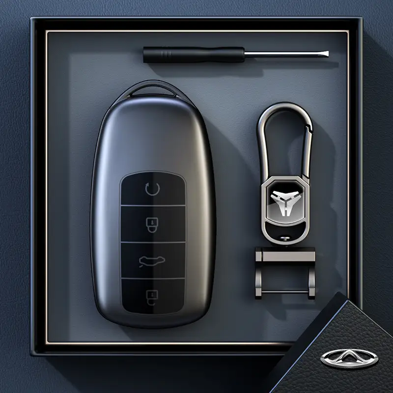 Suitable for Chery Tiggo 8Pro Key Cover Tiggo 7 Car Bag Tiggo 7 Arrizo 8/5Plus Car Shell Buckle