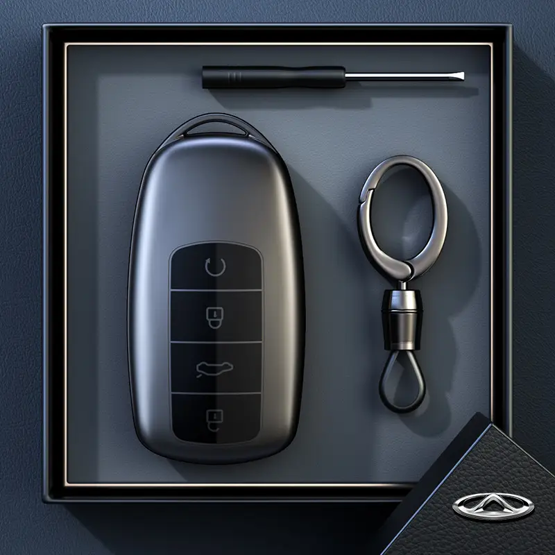 Suitable for Chery Tiggo 8Pro Key Cover Tiggo 7 Car Bag Tiggo 7 Arrizo 8/5Plus Car Shell Buckle