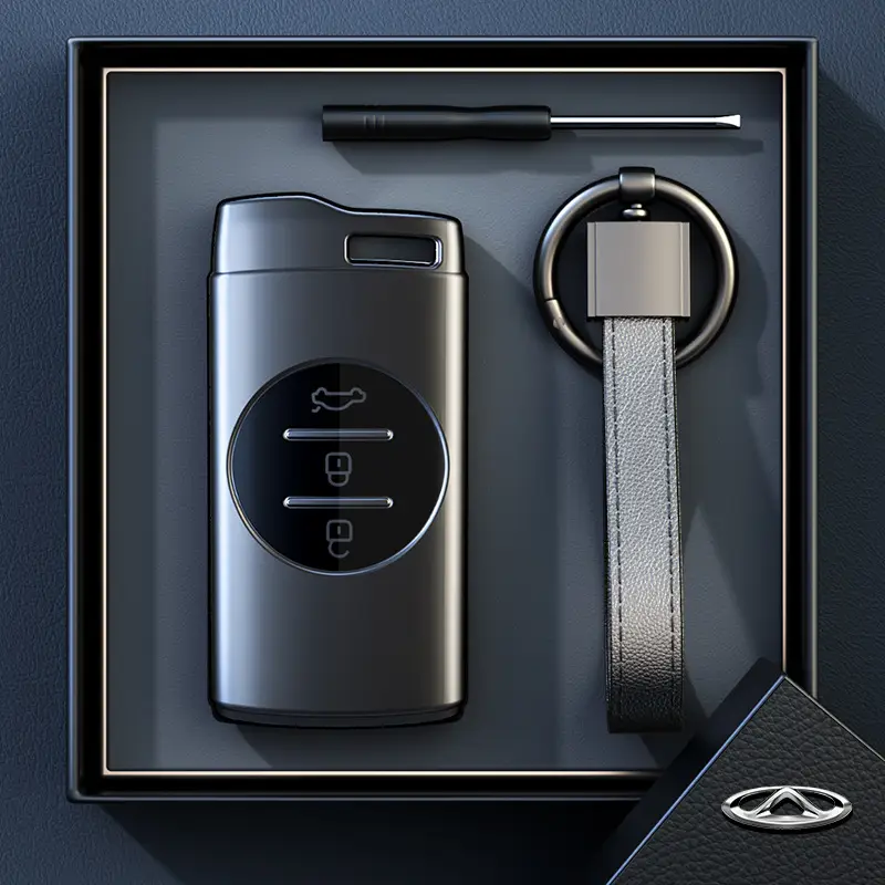Suitable for Chery Tiggo 8Pro Key Cover Tiggo 7 Car Bag Tiggo 7 Arrizo 8/5Plus Car Shell Buckle