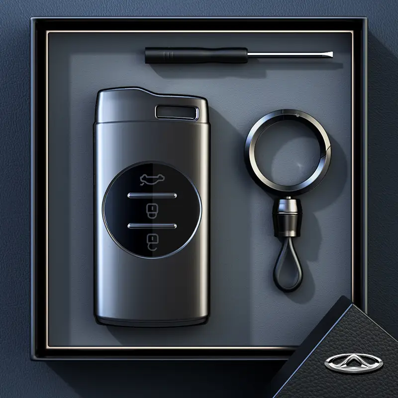 Suitable for Chery Tiggo 8Pro Key Cover Tiggo 7 Car Bag Tiggo 7 Arrizo 8/5Plus Car Shell Buckle