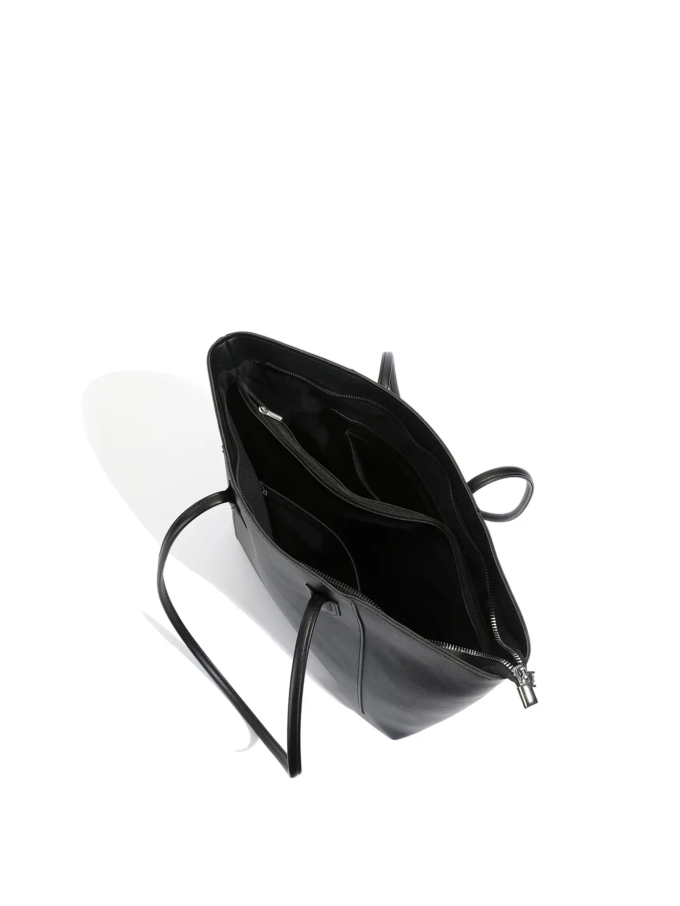 Large Capacity Solid Brown Tote Bag for Women — feature 2