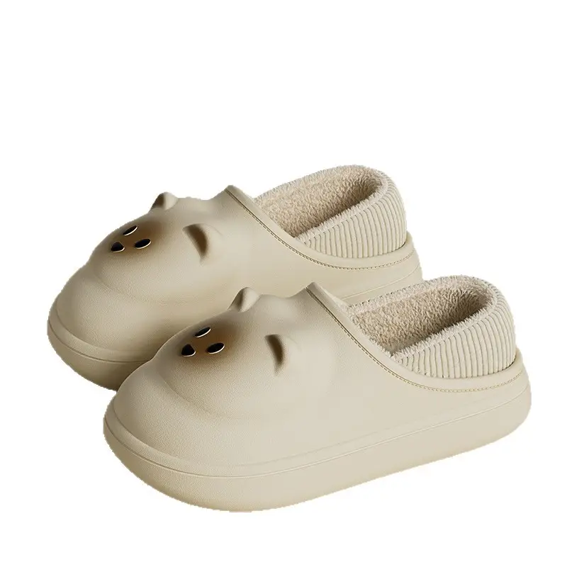 Maternity Slippers for Winter, Cotton Slippers for Women, Kitten Design, Indoor Home Slippers with Closed Heel, Non-Slip, Warm Cotton Shoes for Women, Wholesale - Image 8