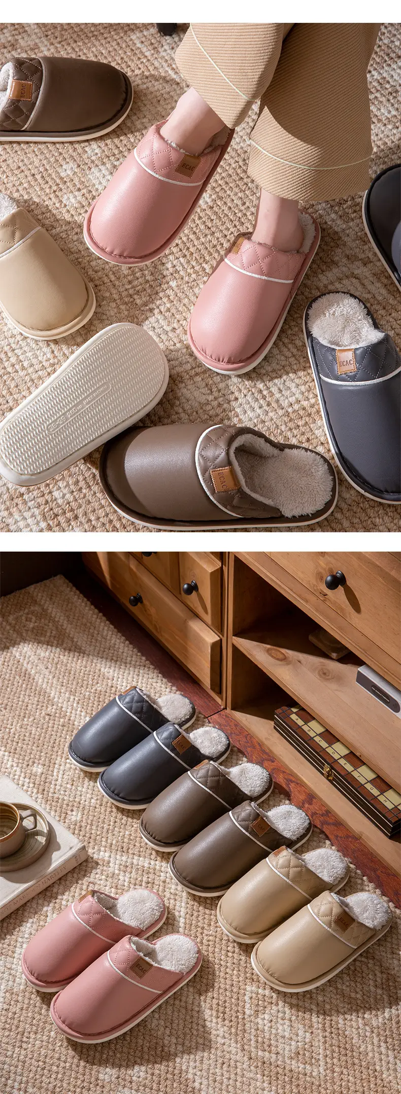 2025 Winter Waterproof Cotton Slippers for Couples — feature 10