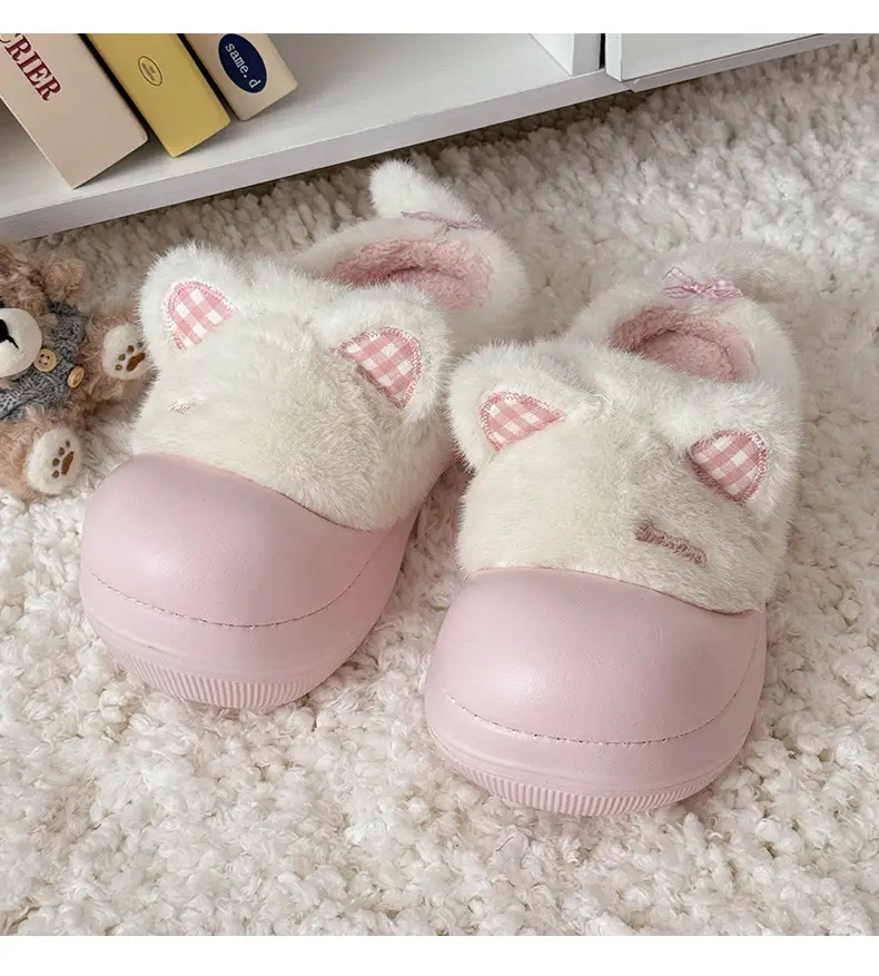 Nanbowan Soft Cat Slippers Women Winter Closed Toe Waterproof — feature 7