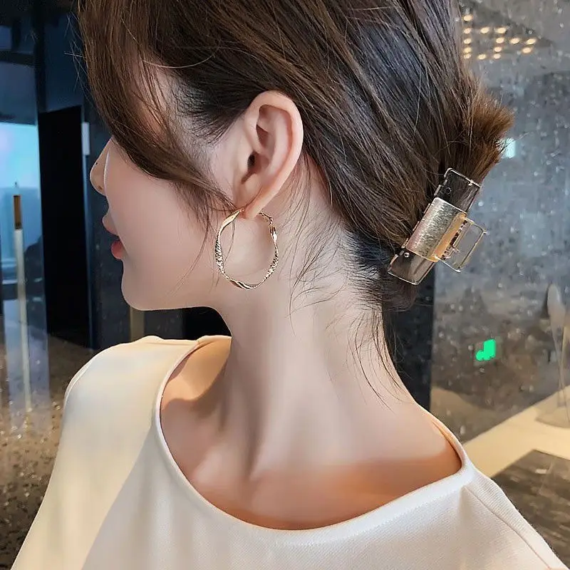 Gold Full Diamond Heart Tassel Earrings for Women — feature 11