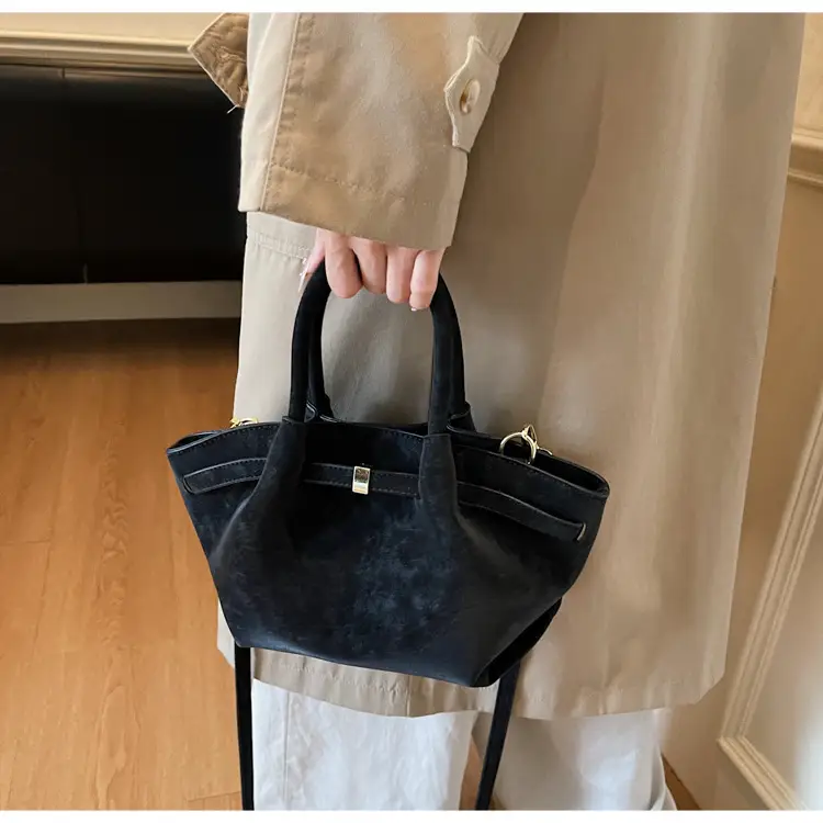 2025 New Autum Crossbody Bag Beige Leather Tote — feature 20