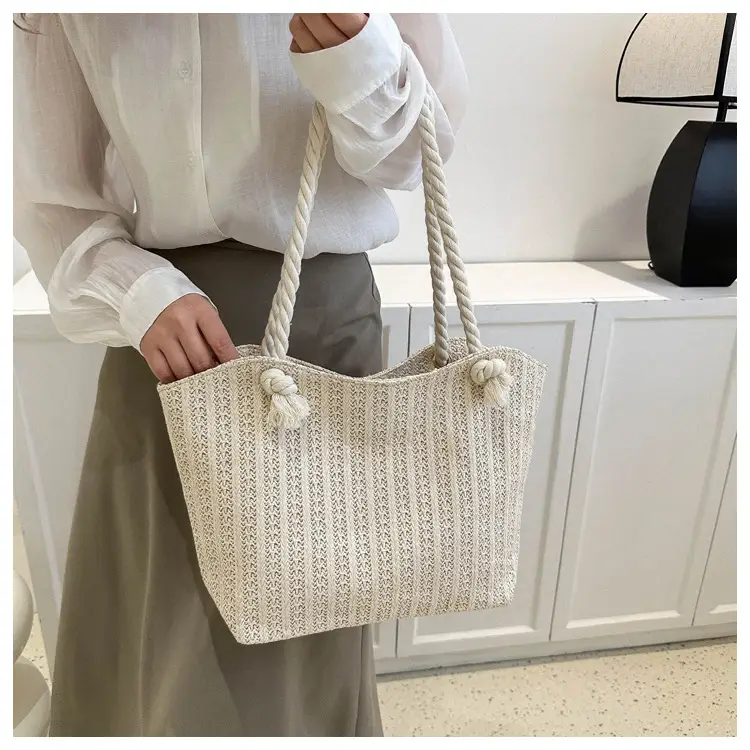 2026 Straw Woven Shoulder Bag Large Capacity Women — feature 19