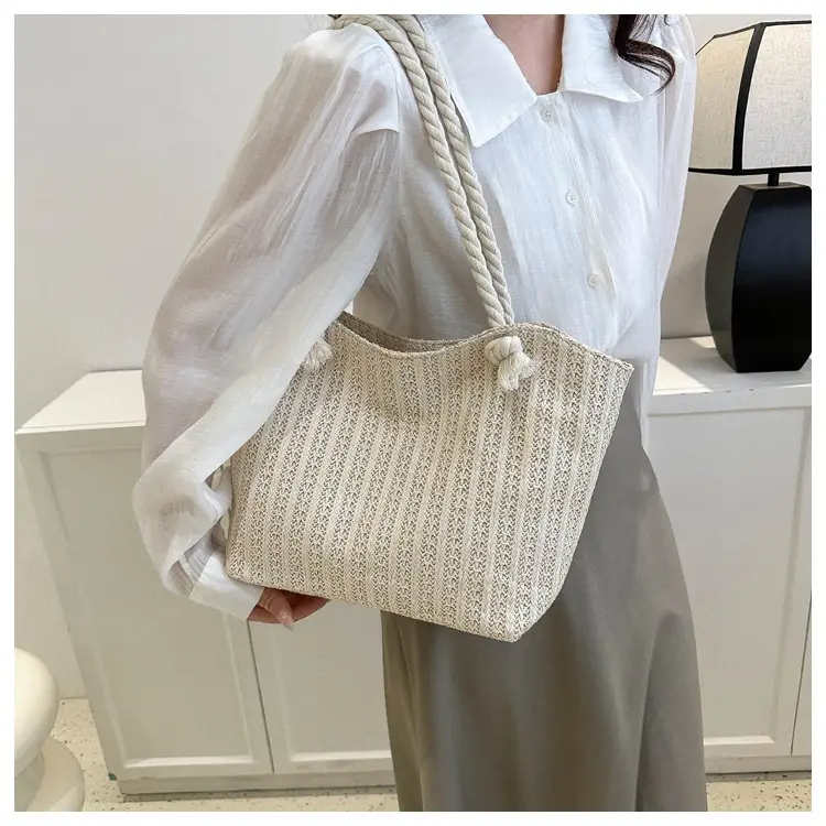 2026 Straw Woven Shoulder Bag Large Capacity Women — feature 20