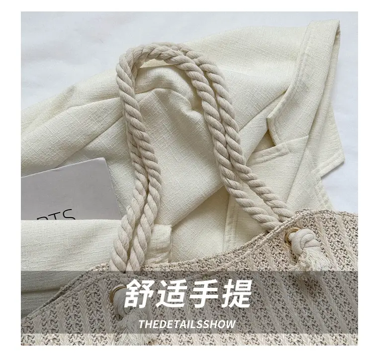 2026 Straw Woven Shoulder Bag Large Capacity Women — feature 4