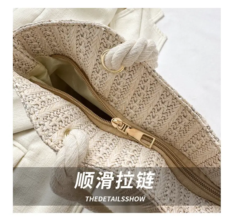 2026 Straw Woven Shoulder Bag Large Capacity Women — feature 5