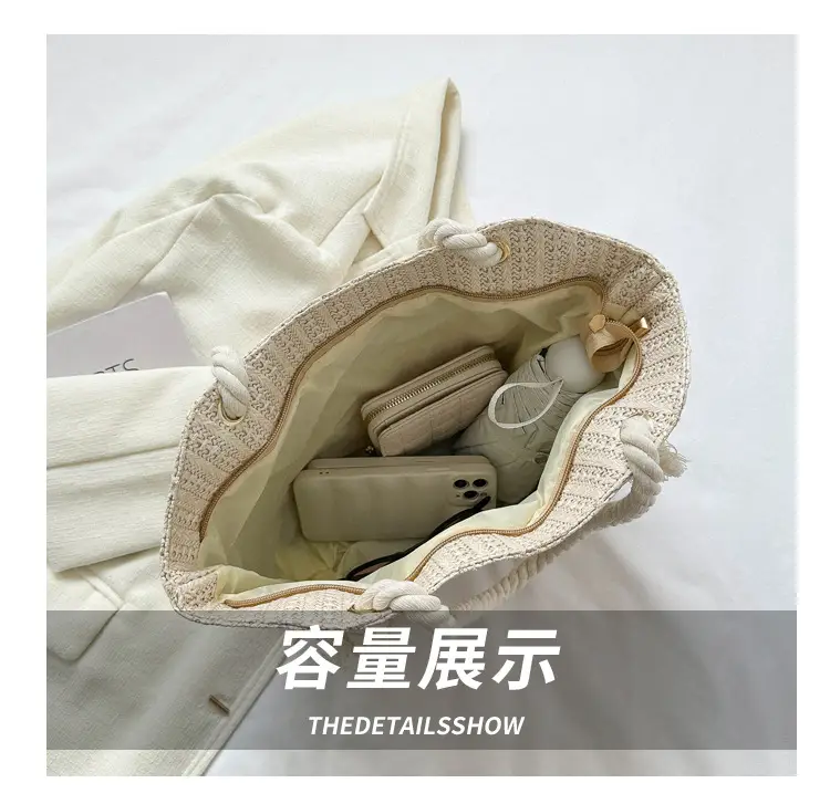 2026 Straw Woven Shoulder Bag Large Capacity Women — feature 6