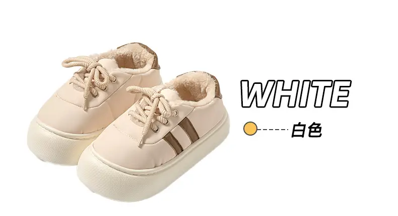 Thick-Soled Bag-Heeled Cotton Slippers for Women in Winter Cross-Border New Pu Waterproof Outer Wear Non-Slip Home Plush Warm Cotton Shoes — feature 16
