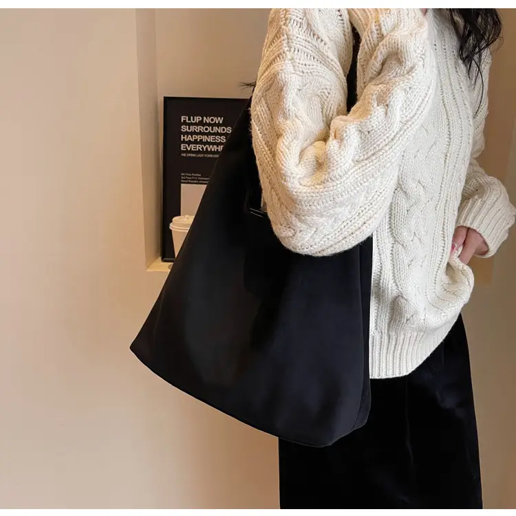 Brown Suede Women's Large Shoulder Bag 2025 — feature 33