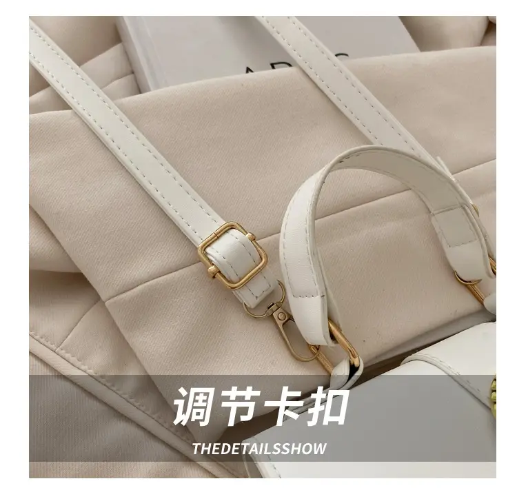 Black Square Crossbody Bag with Gold Buckle 2025 — feature 5