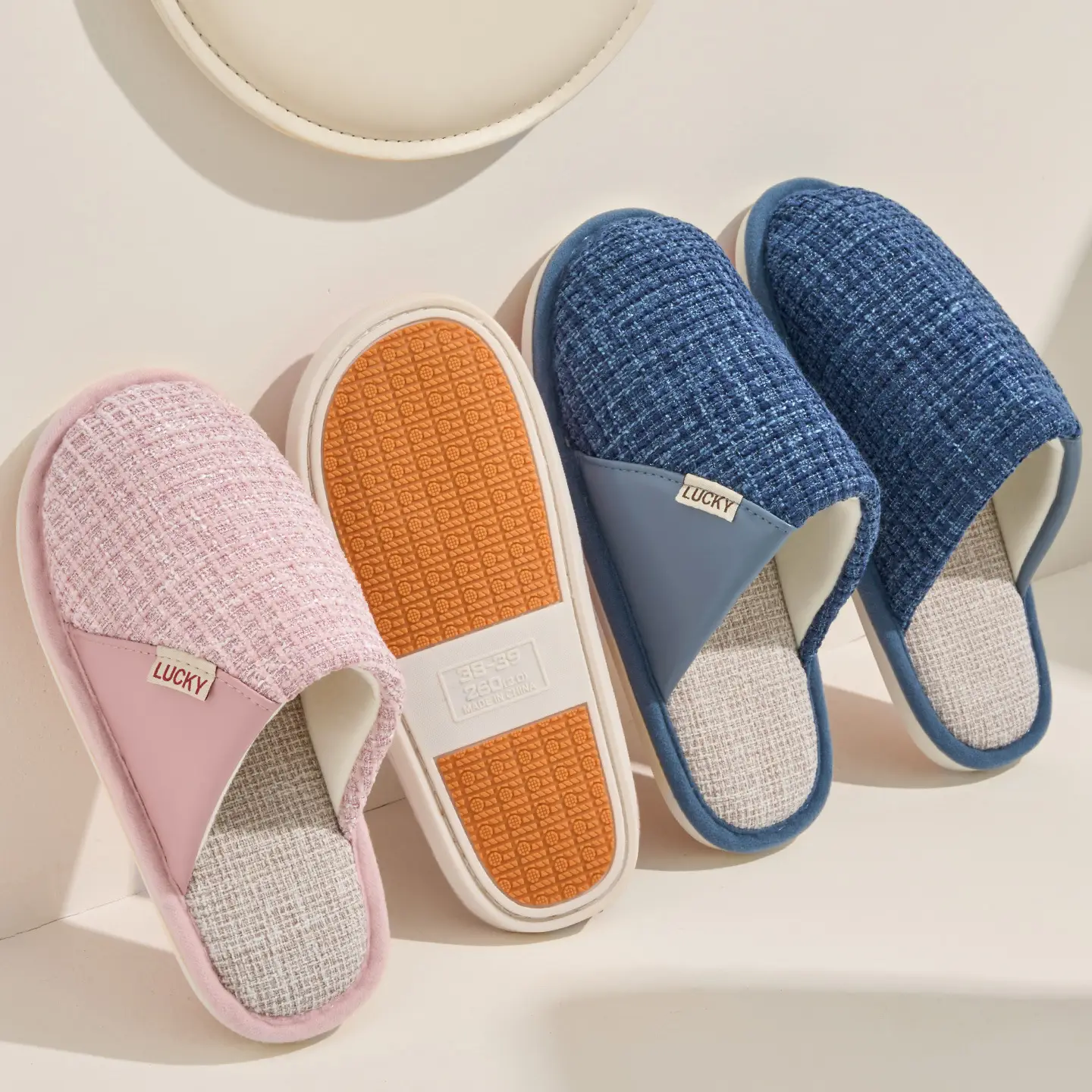 Men's Baotou Linen Slippers 2025 Soft Anti-Slip Deodorant