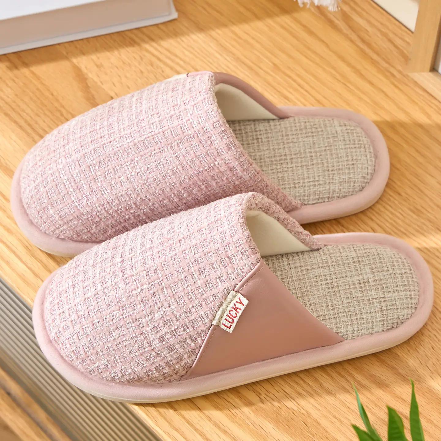 Men's Baotou Linen Slippers 2025 Soft Anti-Slip Deodorant