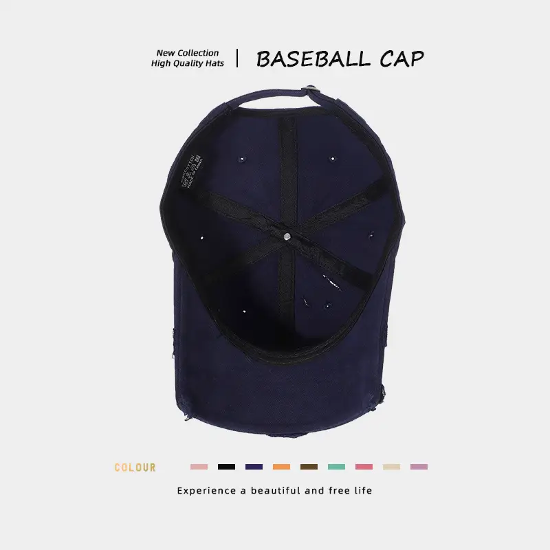 Vintage Denim Baseball Cap with "Special" Print — feature 10