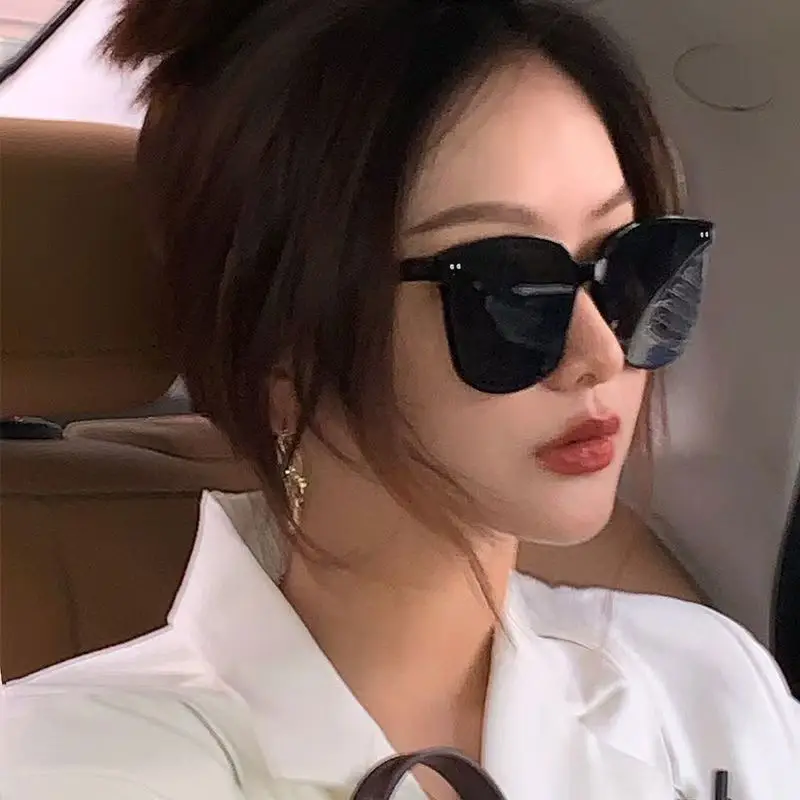 Women Anti-UV Sunglasses Round Face Cool Trendy - Image 7