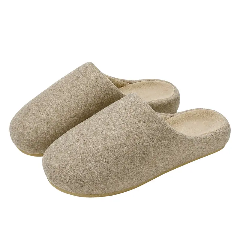 Japanese Cotton Slippers for Women Winter Home Indoor Non-Slip Couple Wool Slippers Winter Home Warm Cotton Slippers for Men Wholesale - Image 10