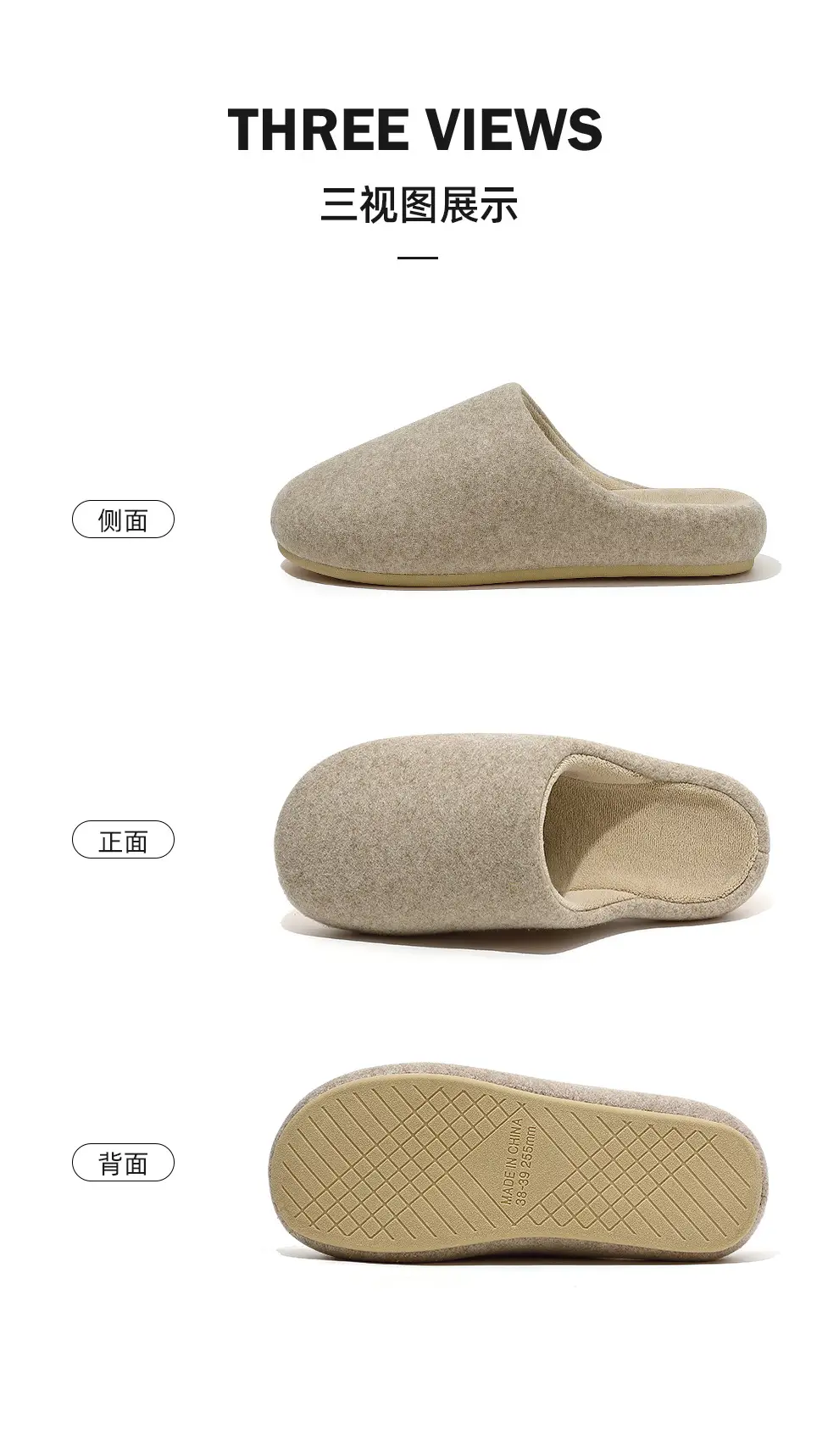 Japanese Cotton Slippers for Women Winter Home Indoor Non-Slip Couple Wool Slippers Winter Home Warm Cotton Slippers for Men Wholesale — feature 37