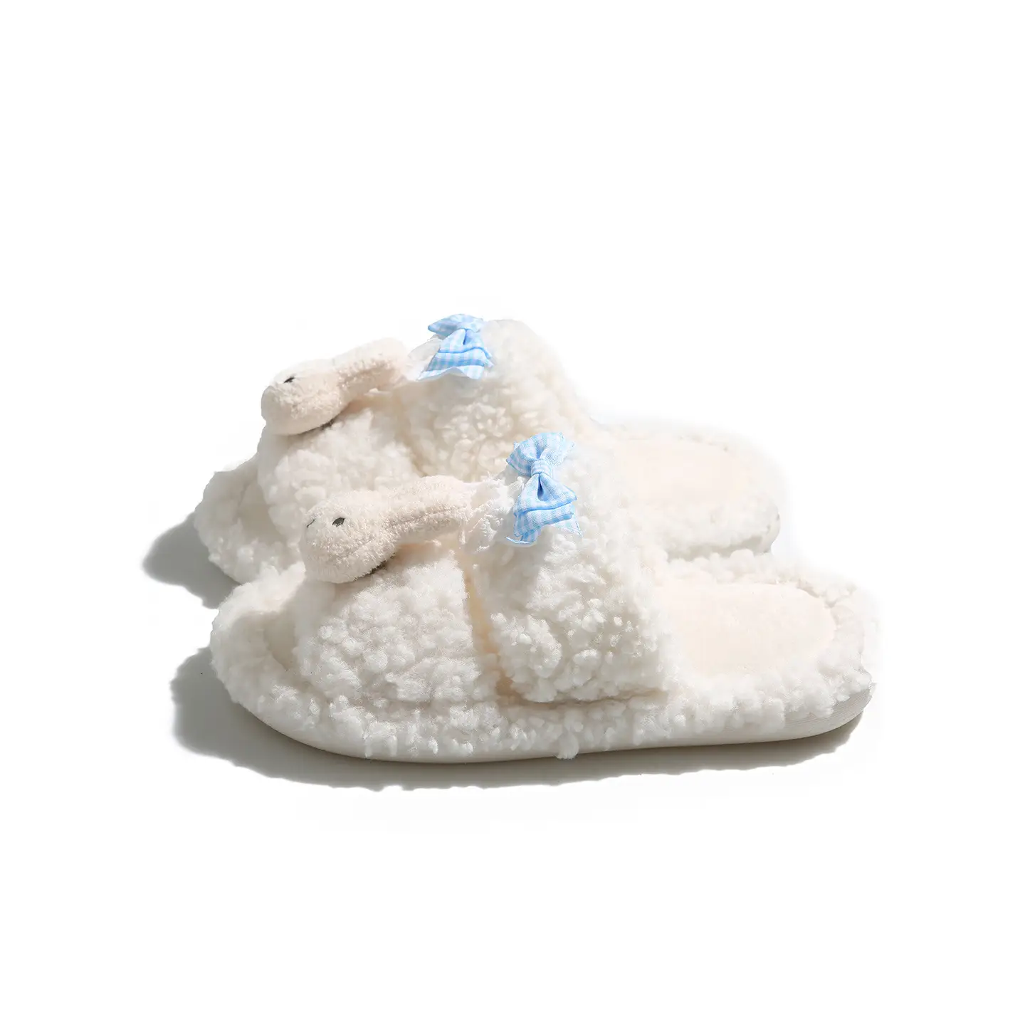 Pink Cartoon Winter Slippers for Women - Image 7
