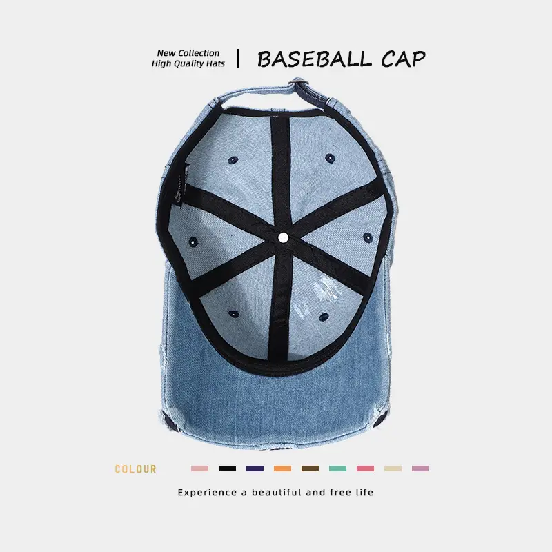Women Black Distressed Cap with "Special" Embroidery — feature 9