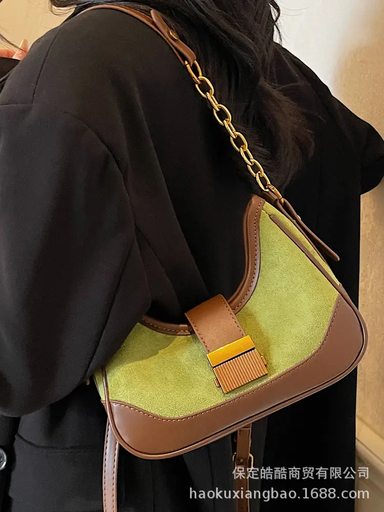 Suede Crossbody Bag Women Large Capacity Brown 2025 - Image 9