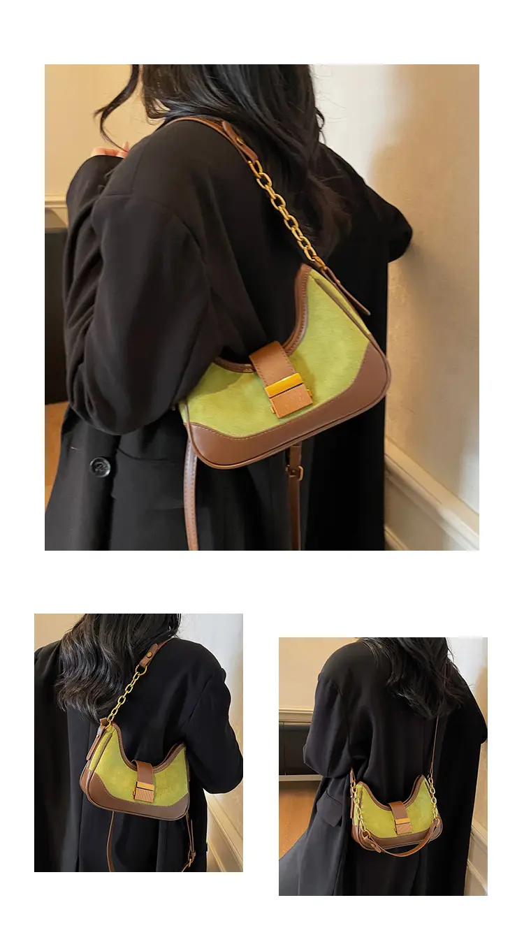 Suede Crossbody Bag Women Large Capacity Brown 2025 — feature 10
