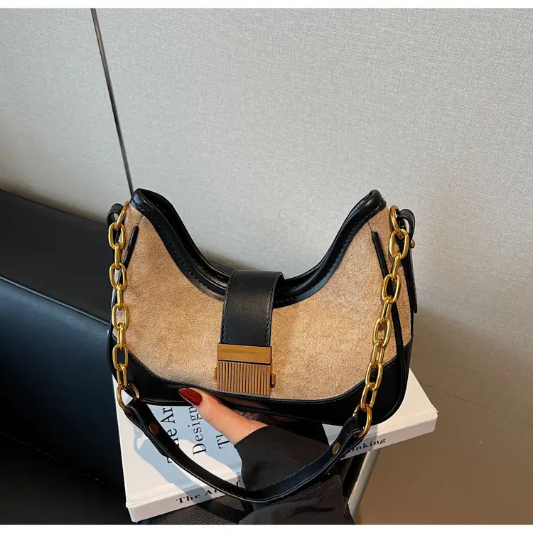Suede Crossbody Bag Women Large Capacity Brown 2025 — feature 17