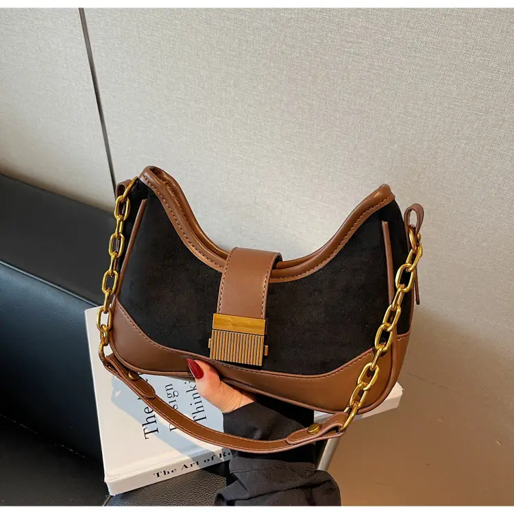 Suede Crossbody Bag Women Large Capacity Brown 2025 — feature 18