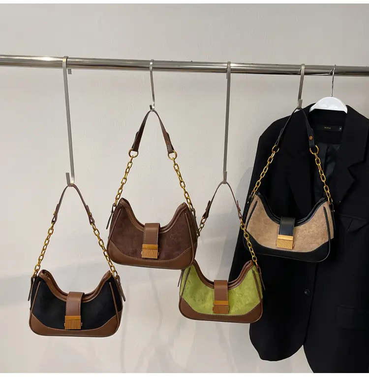 Suede Crossbody Bag Women Large Capacity Brown 2025 — feature 21