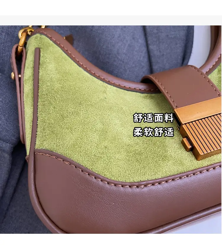 Suede Crossbody Bag Women Large Capacity Brown 2025 — feature 6