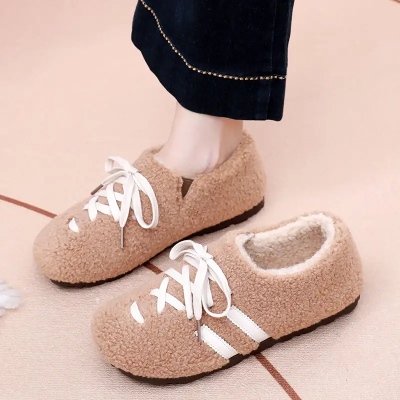Women's Black Plush Kids Birkenstock Loafers 2025 - Image 5
