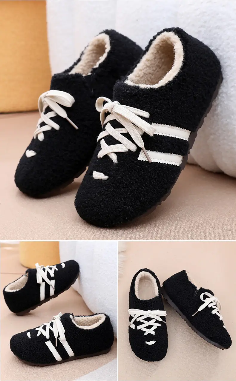 Women's Black Plush Kids Birkenstock Loafers 2025 — feature 38