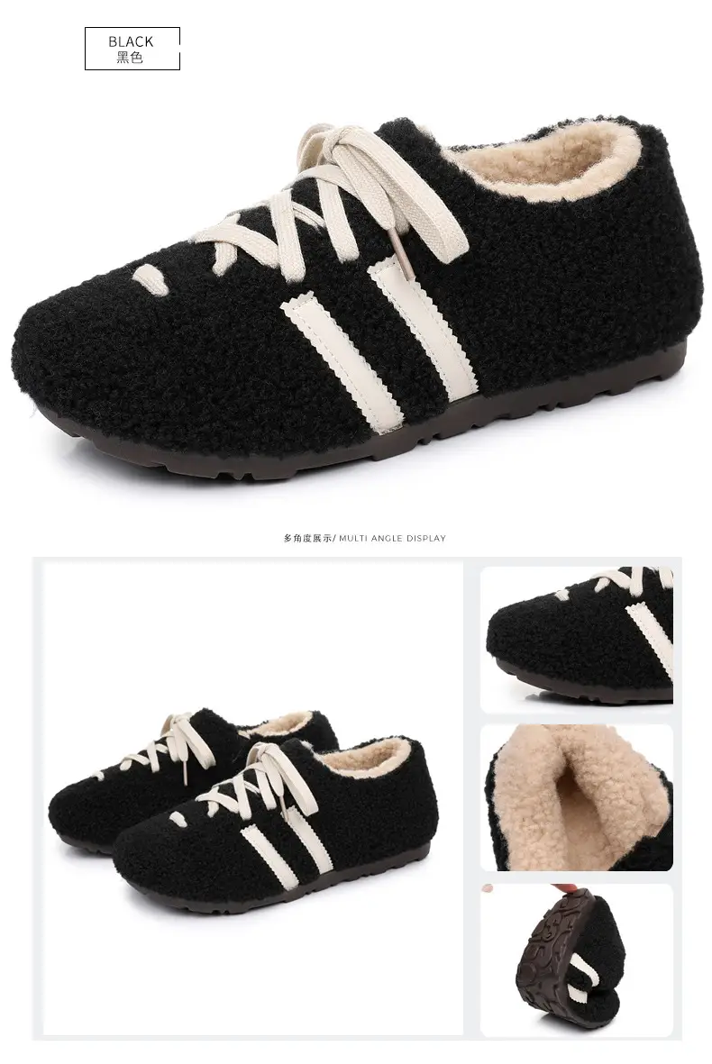 Women's Black Plush Kids Birkenstock Loafers 2025 — feature 48