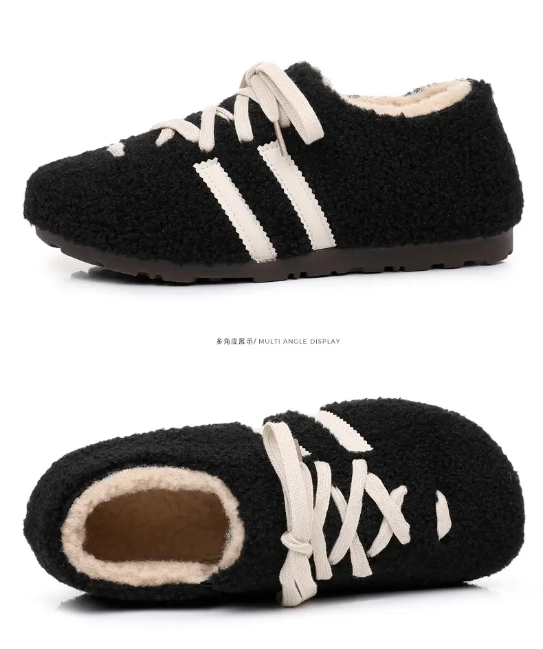 Women's Black Plush Kids Birkenstock Loafers 2025 — feature 49