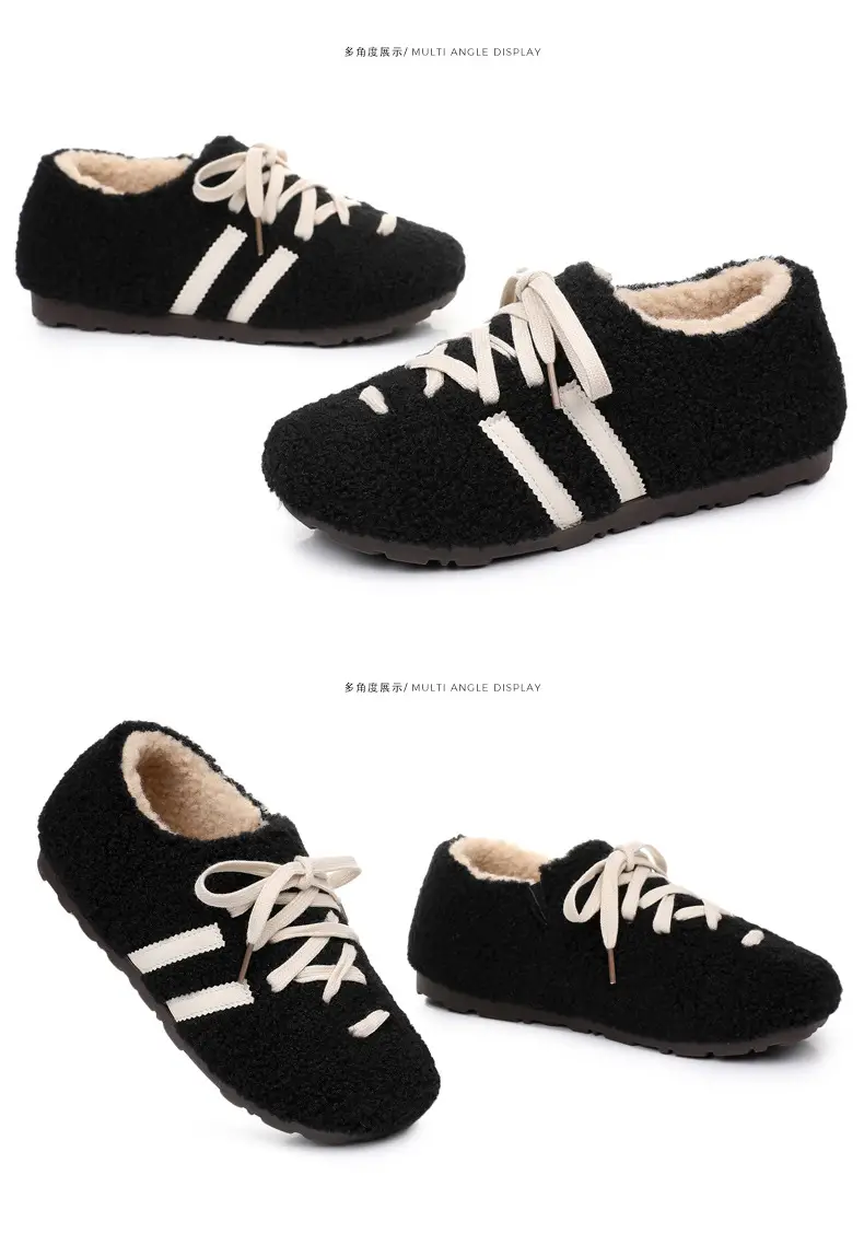 Women's Black Plush Kids Birkenstock Loafers 2025 — feature 50
