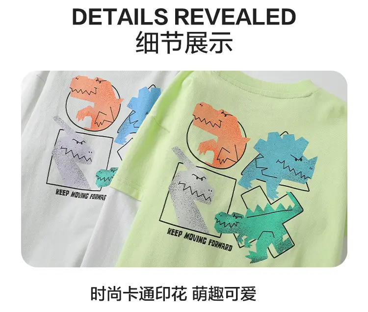 Boys Grey Cotton Pants with Elastic Laces Spring Autumn Set — feature 20