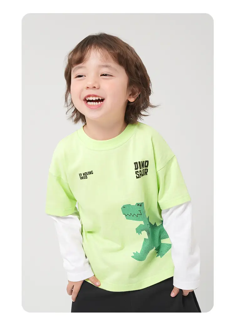 Boys Grey Cotton Pants with Elastic Laces Spring Autumn Set — feature 25
