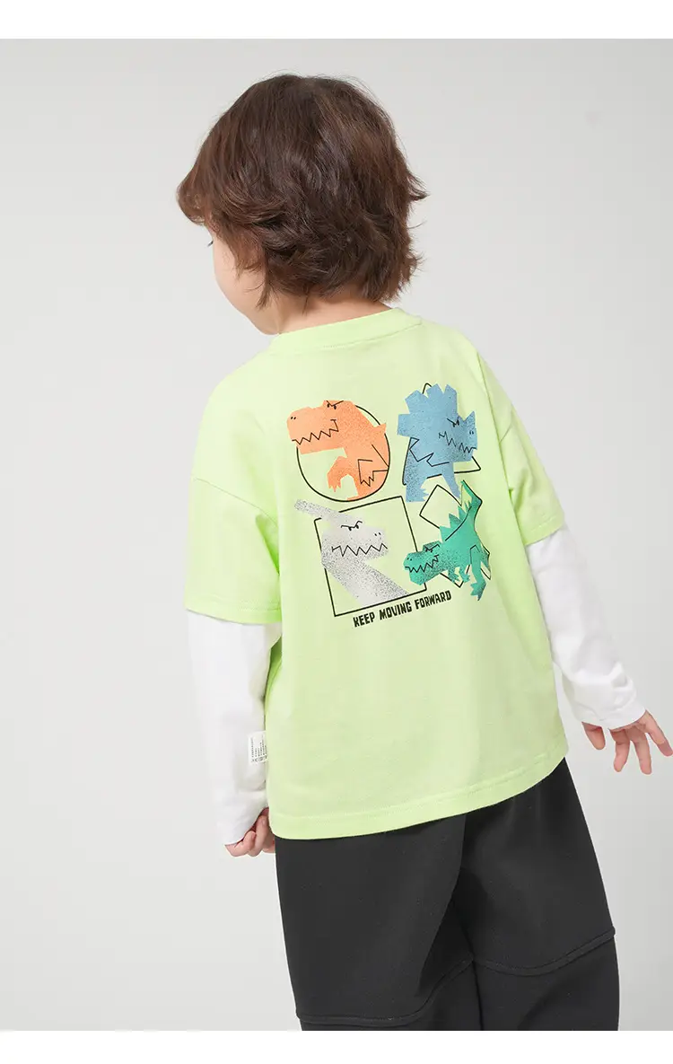 Boys Grey Cotton Pants with Elastic Laces Spring Autumn Set — feature 27