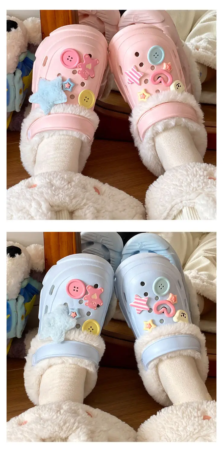 Cute Embroidered Eva Clogs for Girls Winter Ins — feature 17